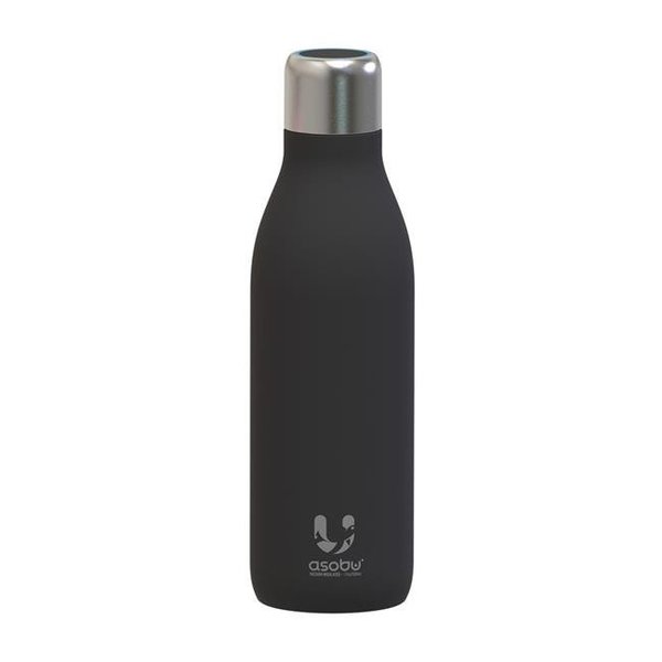Asobu ASOBU UVB17-BLACK 17 oz UV Hydration Bottle; Black UVB17-BLACK
